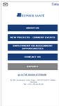Mobile Screenshot of conseilsante.com