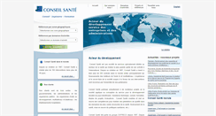 Desktop Screenshot of conseilsante.fr